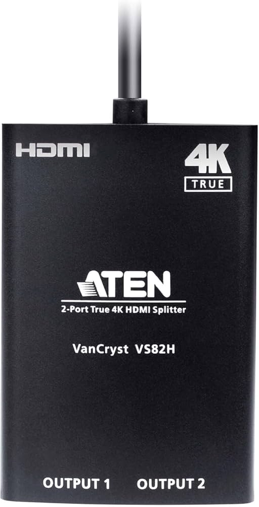 Amazon | ATEN VS82H 2ポート HDMI分配器（4K60p対応、自動ダウン